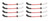Moroso 73740 Spark Plug Wire Set, Ultra 40, Spiral Core, 8.5 mm, Red, Straight Plug Boots, Heat Shields Included, Coil Style Terminal, GM LS / LT-Series, Kit