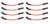 Moroso 73743 Spark Plug Wire Set, Ultra 40, Spiral Core, 8.5 mm, Red, Straight Plug Boots, Coil Style Terminal, GM LS / LT-Series, Kit