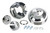 March Performance 1560 Pulley Kit, Performance Ratio, 2 Groove V-Belt, Aluminum, Clear Powder Coat, Small Block Ford 1965-77, Kit