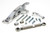 March Performance 20132 Alternator Bracket, Ultra, Passenger Side, High Mount, Head Mount, Aluminum, Clear Powder Coat, Short Water Pump, GM 10SI Alternators, Small Block Chevy, Kit