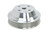 March Performance 6322 Water Pump Pulley, Serpentine, 6-Rib, 5.250 in Diameter, Aluminum, Clear Powder Coat, Chevy V8, Kit