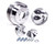 March Performance 7330 Pulley Kit, High Water Flow Ratio, 6-Rib Serpentine, Aluminum, Clear Powder Coat, Long Water Pump, Big Block Chevy, Kit