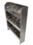 Pit-Pal Products 139 Gear Case Rack, Double, 17-1/2 in Long, 22 in Tall, 4-1/4 in Deep, 24 Gear Capacity, Aluminum, Natural, Each