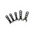 Big End Performance 41200 Billet AN Wrench Set, Sizes: -4AN, -6AN, -8AN, -10AN, -12 AN