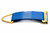 Pit-Pal Products 74118 Track Strap, 2 in Wide, 6 in Long, A-Track or E-Track to D-Ring, Nylon / Steel, Blue / Cadmium, Each
