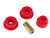 Prothane 1-1205 Track Bar Bushing, Rear, Polyurethane / Steel, Red / Cadmium, Jeep Wrangler TJ 1997-2006, Kit