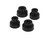 Prothane 19-1715-BL Ball Joint Dust Boot, Hyper-Flex, Lower / Upper, Polyurethane, Black, GM, Kit