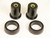 Prothane 6-309-BL Trailing Arm Bushing, Rear, Polyurethane / Steel, Black / Zinc Oxide, Ford Mustang 1979-2003, Kit