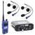 Rugged Radios 364-2P-HK-R1 Intercom Kit, 2 Helmet Mic Kits / 2 Way Radio Included, Push-To-Talk / Open Mic, Bluetooth Capable, Kit
