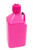 Scribner 2000GP Utility Jug, 5 gal, 9-1/2 x 9-1/2 x 21-3/4 in Tall, Gasket Seal Cap, Flip-Up Vent, Square, Plastic, Glow Pink, Each
