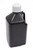 Scribner 2000K Utility Jug, 5 gal, 9-1/2 x 9-1/2 x 21-3/4 in Tall, Gasket Seal Cap, Flip-Up Vent, Square, Plastic, Black, Each