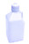 Scribner 2310 Utility Jug, 5 gal, 9-1/2 x 9-1/2 x 21-3/4 in Tall, Gasket Seal Cap, Flip-Up Vent, Square, Plastic, White, Potable Water, Each