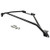 Steeda Autosports 555-5707 Strut Tower Brace, Tubular, Chromoly, Black Powder Coat, Ford Mustang 1986-93, Each