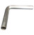 Woolf Aircraft Products 100-065-100-090-304 Exhaust Bend, 90 Degree, 1 in Diameter, 1 in Radius, 16 Gauge, Stainless, Natural, Each