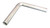 Woolf Aircraft Products 150-065-150-045-6061 Aluminum Tubing Bend, 45 Degree, 1.5 in Diameter, 1.5 in Radius, 0.065 in Thickness, Aluminum, Natural, Each