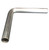 Woolf Aircraft Products 175-065-250-090-304 Exhaust Bend, 90 Degree, 1-3/4 in Diameter, 2-1/2 in Radius, 16 Gauge, Stainless, Natural, Each