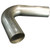Woolf Aircraft Products 200-065-200-045-304 Exhaust Bend, 45 Degree, 2 in Diameter, 2 in Radius, 16 Gauge, Stainless, Natural, Each