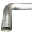Woolf Aircraft Products 200-065-400-090-304 Exhaust Bend, 90 Degree, 2 in Diameter, 4 in Radius, 16 Gauge, Stainless, Natural, Each