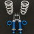 TRZ/AFCO 319-FADCO-400 1978-1988 G-BodyDouble Adjustable Front Coil-Over Kit, 400lbs Springs