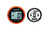 Monit BD01-1-OR Brake Bias Adjuster, Digital, Remote, 3/8-24 in / 7/16-20 in Thread, 59 in Cable, Knob Adjuster, Plastic, Orange, Kit