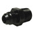 Big End 14696 Fitting -06 AN to 1/2 in. NPT, Straight, Aluminum, Black