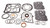 TCI 528700 Transmission Rebuild Kit, Automatic, Racing Overhaul, Gaskets / Sealing Rings / Seals, C4, Kit