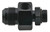 Fragola 495012-BL Fitting, Adapter, Straight, 12 AN Male to 8 AN Male O-Ring, Dual 6 AN Female Return Ports, Aluminum, Black, Each
