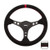 Grant 1081 13in Red Stripe Race Steering Wheel Suede