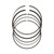 Je Pistons J820F8-4125-5 Piston Rings, 4.125 in Bore, File Fit, 1/16 in x 1/16 in x 3/16 in Thick, Standard Tension, Hard Ductile Iron, Phosphate, 8 Cylinder, Kit