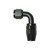 Big End 14890 Hose Fitting, -8 AN Female to 90 Degree Hose, Swivel, Black, Each