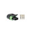 FuelTech 5005100161 Electrical Connector, CDI Racing Ignition Coil Plug, 3 Pin, Female, Housing / Pins / Seals, Plastic, Black, Each