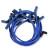 Accel 5056B Spark Plug Wire Set, Super Stock, Spiral Core, 8 mm, Blue, Factory Style Boots / Terminals, Ford V8, Kit-1