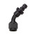 Allstar ALL49433 Fitting, Hose End, 45 Degree, 8 AN Hose Barb to 8 AN Female, Aluminum, Black Anodized, Each