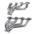 BBK Performance 40430 Headers, Shorty, 1.75 in. Primary, Stock Collector Flange, Steel, Silver Ceramic, GM GenV LT-Series, Chevy Camaro 2016-21, Pair