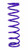 Draco Racing DRA-C14.3.0.100 Coil Spring, Coil-Over, 3 in. ID, 14 in. Length, 100 lb/in Spring Rate, Steel, Purple Powder Coat, Each