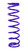 Draco Racing DRA-C14.3.0.125 Coil Spring, Coil-Over, 3 in. ID, 14 in. Length, 125 lb/in Spring Rate, Steel, Purple Powder Coat, Each