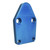 Big End Performance 10061 Small Block Chevy, Fuel Pump Block-Off Plate, Blue Billet