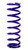 Draco Racing DRA-L8.1.875.225 Coil Spring, Coil-Over, 1.875 in. ID, 8 in. Length, 225 lb/in Spring Rate, Steel, Purple Powder Coat, Each