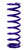 Draco Racing DRA-L8.1.875.275 Coil Spring, Coil-Over, 1.875 in. ID, 8 in. Length, 275 lb/in Spring Rate, Steel, Purple Powder Coat, Each