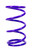 Draco Racing DRA-LM105.375 Coil Spring, Conventional, 5.5 in. OD, 10.5 in. Length, 375 lb/in Spring Rate, Front, Steel, Purple Powder Coat, Each