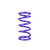 Draco Racing DRA-UMP9.5.5.00.500 Coil Spring, Conventional, 5 in. OD, 9.5 in. Length, 500 lb/in Spring Rate, Front, Steel, Purple Powder Coat, Each