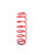 Eibach 1000.2530.0175 Coil Spring, XT Barrel, Coil-Over, 2.5 in. ID, 10 in. Length, 175 lb/in Spring Rate, Steel, Red Powder Coat, Each