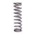 Eibach 1200.250.0550S Coil Spring, Coil-Over, 2.5 in. ID, 12 in. Length, 550 lb/in Spring Rate, Steel, Silver Powder Coat, Each