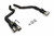 Flowmaster 818164 Exhaust System, Outlaw, Axle-Back, 3 in. Diameter, Dual Rear Exit, Four 4 in. Black Tips, Stainless, Natural, Ford Coyote, Ford Mustang 2024, Kit