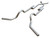 Pypes Performance Exhaust SGT79T Exhaust System, Turbo Pro, Header-Back, Dual Side Exit, 2-1/2 in. Diameter, Stainless, Natural, GM Fullsize Truck 1967-74, Each