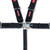 Pyrotect SB180020 Harness, 5 Point, Latch and Link, SFI 16.1, 50 in. Length, Pull Down Adjust, Bolt-On / Wrap Around, Individual Harness, HANS Ready, Black, Kit