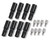 Accel 170180-8 Boot / Terminal Kit, Coil, 180 Degree, Black, Straight, GM GenV LT-Series, Set of 8