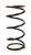 Swift Springs 110-500-080 Coil Spring, Conventional, 5 in. OD, 11 in. Length, 80 lb/in Spring Rate, Rear, Black Powder Coat, Each