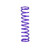 Draco Racing DRA-L10.1.875.110 Coil Spring, Coil-Over, 1.875 in. ID, 10 in. Length, 110 lb/in. Spring Rate, Steel, Purple Powdercoated, Each