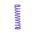 Draco Racing DRA-L10.1.875.230 Coil Spring, Coil-Over, 1.875 in. ID, 10 in. Length, 230 lb/in. Spring Rate, Steel, Purple Powdercoated, Each